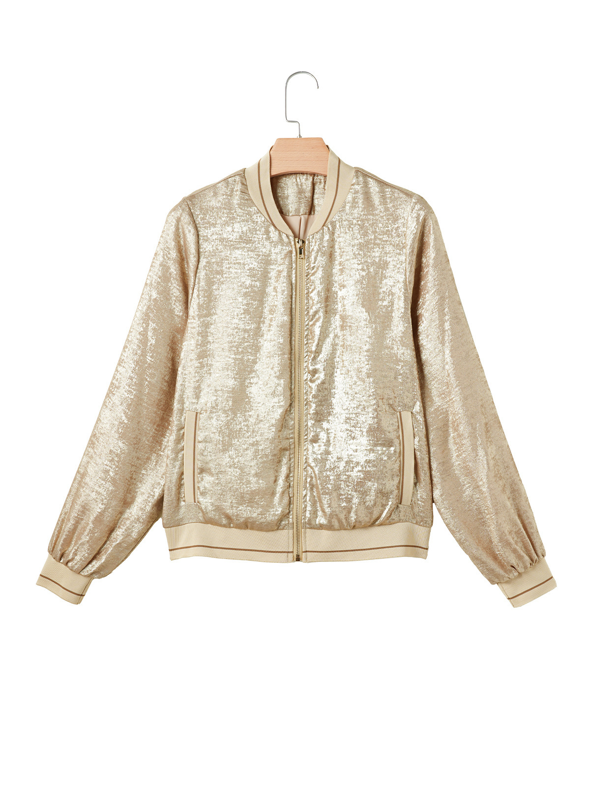 Solid Color Short Women's Casual Versatile Multi-pocket Jacket - Image 6