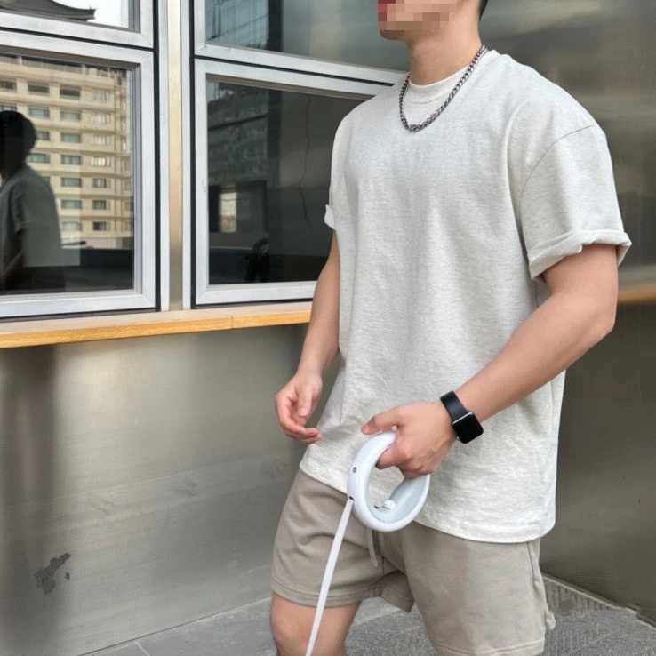 Small Neckline American Short Sleeve Men