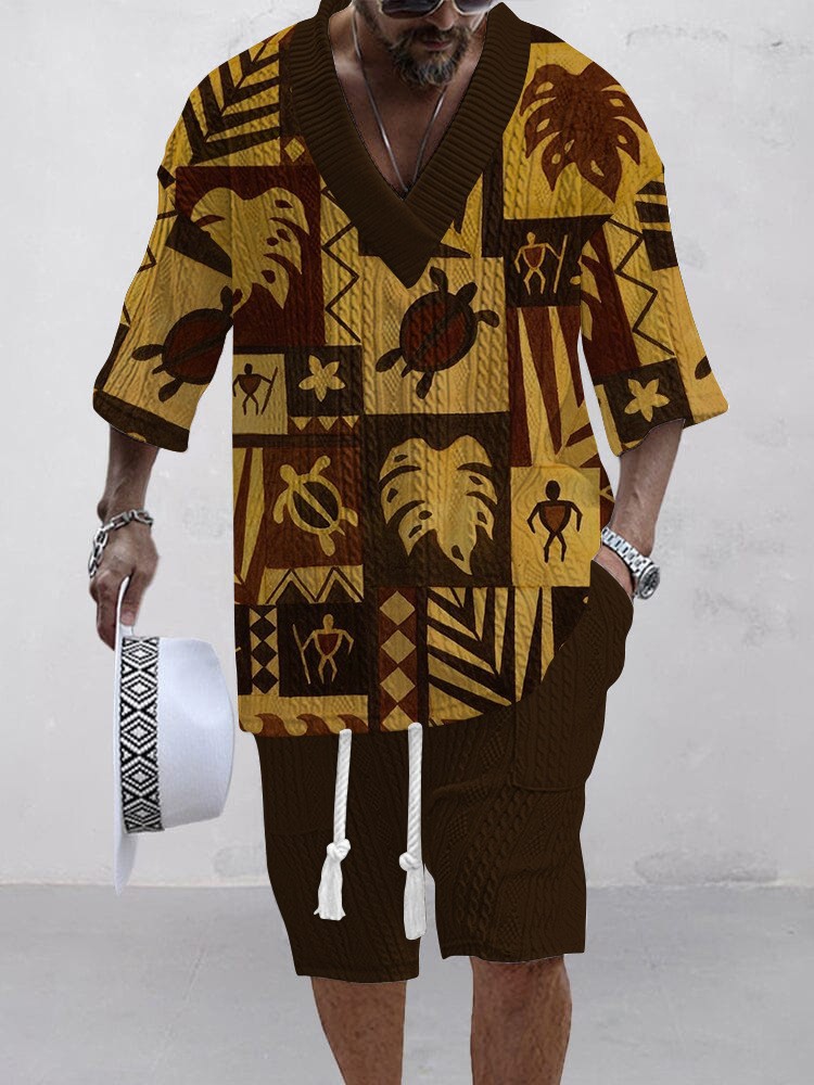 Men's Fashionable Jacquard Suit - Image 8