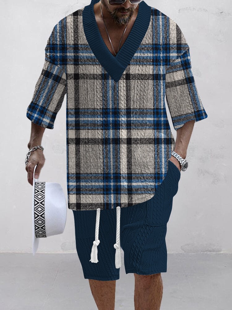 Men's Fashionable Jacquard Suit - Image 2