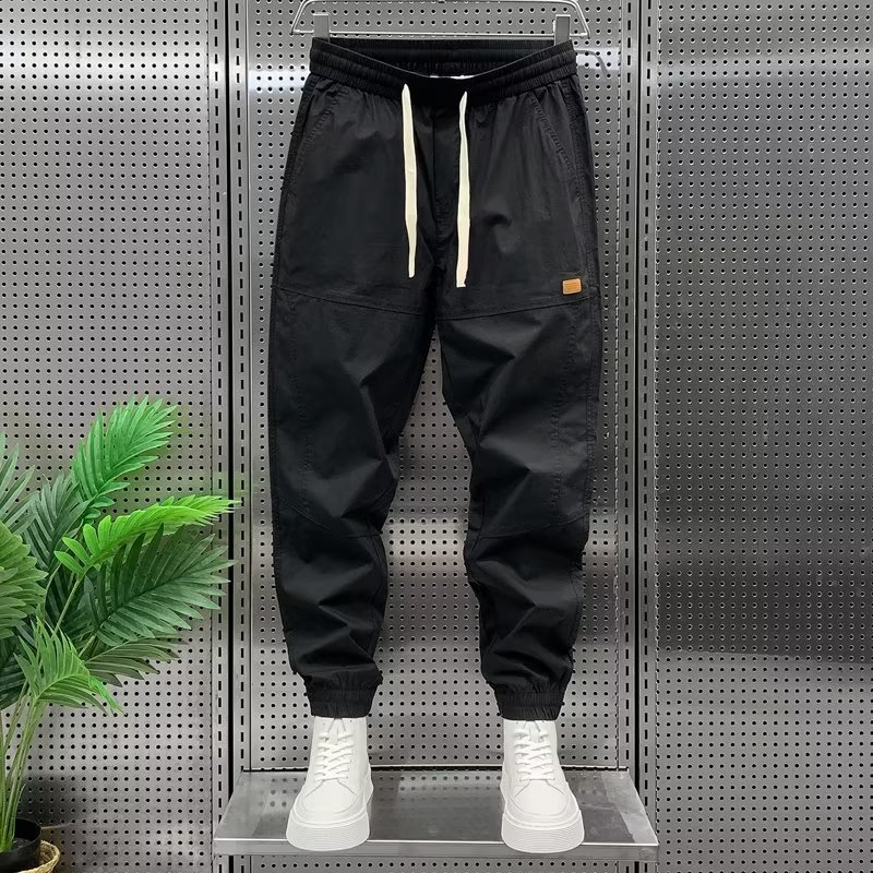 Japanese-style Retro Spring And Autumn Workwear Ankle Length Jogger Pants - Image 5